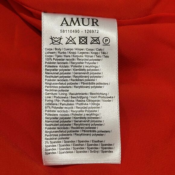 NWT AMUR Amiri Halter Mini Dress in Red Pepper
Size 0 Revolve - Picture 13 of 14